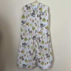 HALO SleepSack Wearable Blanket Microfleece Woodland Animal Size L (12-18 Mos)